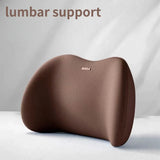 Memory Foam Car Neck & Lumbar Support Pillow for Driving