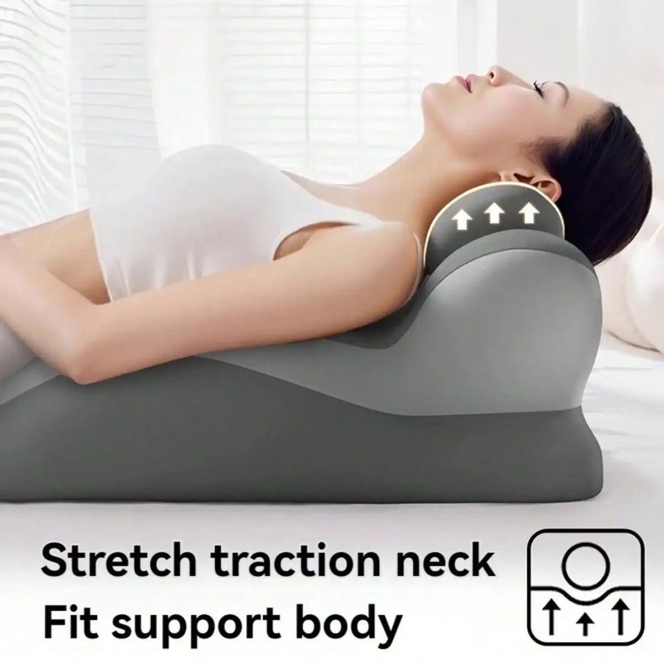 Memory Foam Reading Pillow for Bed & Sofa, Leg Support Cushio