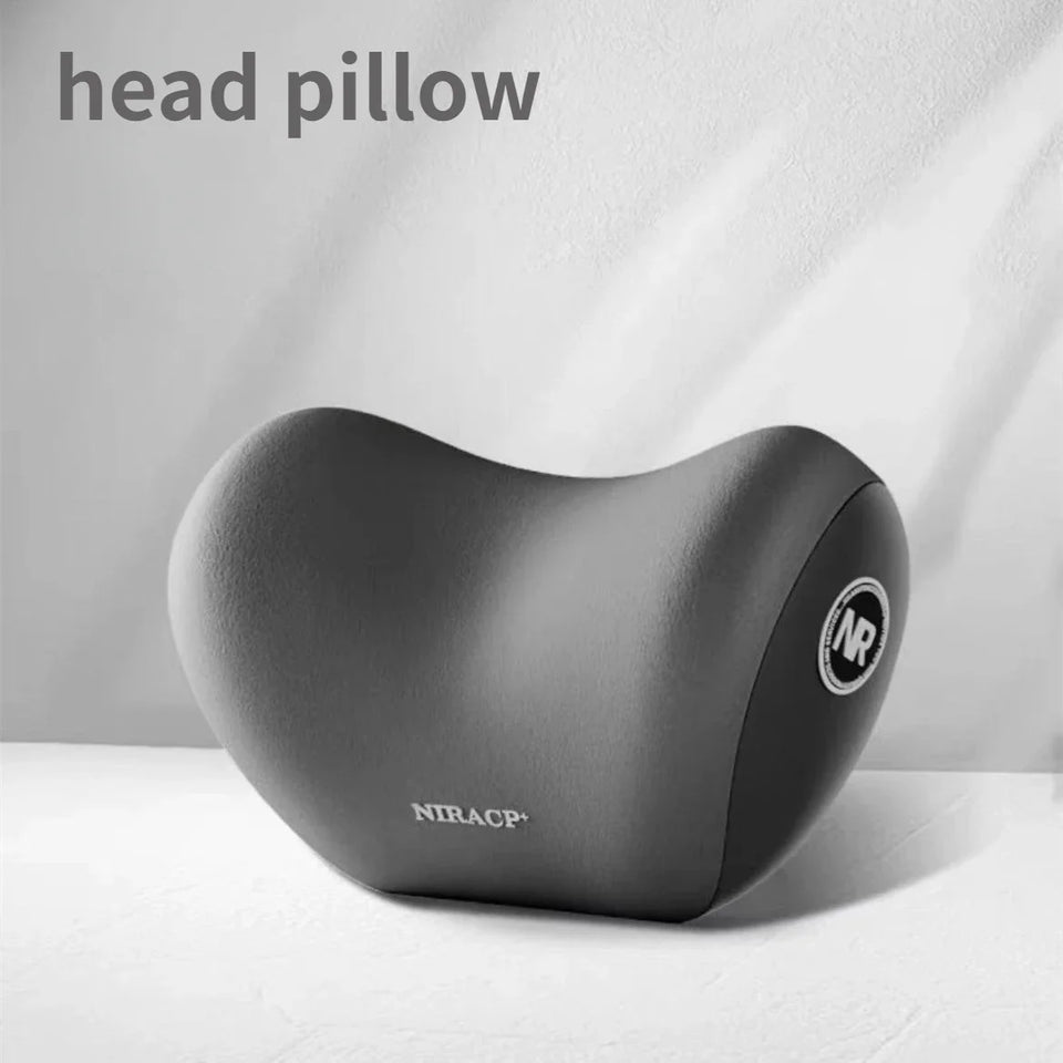 Memory Foam Car Neck & Lumbar Support Pillow for Driving