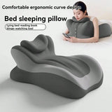 Memory Foam Reading Pillow for Bed & Sofa, Leg Support Cushio