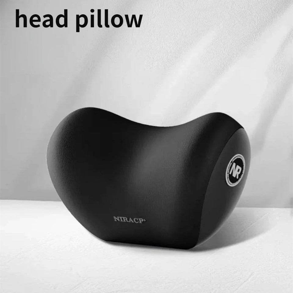 Memory Foam Car Neck & Lumbar Support Pillow for Driving