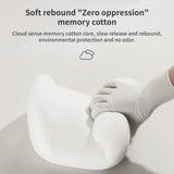 Memory Foam Car Neck & Lumbar Support Pillow for Driving