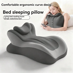 Memory foam reading pillow for bed and sofa